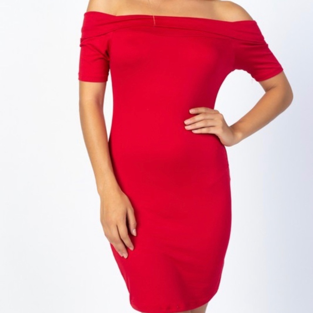 Rose red Dress